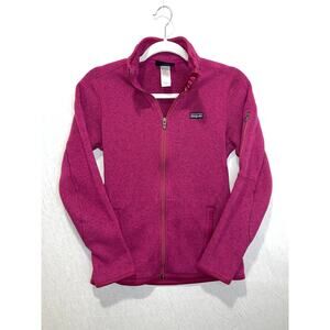 Patagonia Women’s Full-Zip Jacket XS – Purple Pink , Fleece Lined, Zip Pockets